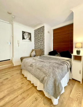 A ground floor studio flat with garden